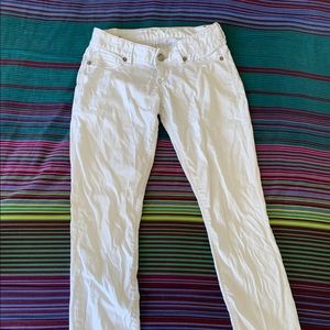 Express White Jean leggings
